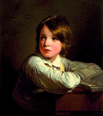 Helnwein Child: Amerling, Portrait of Younger Brother Joseph, 1830