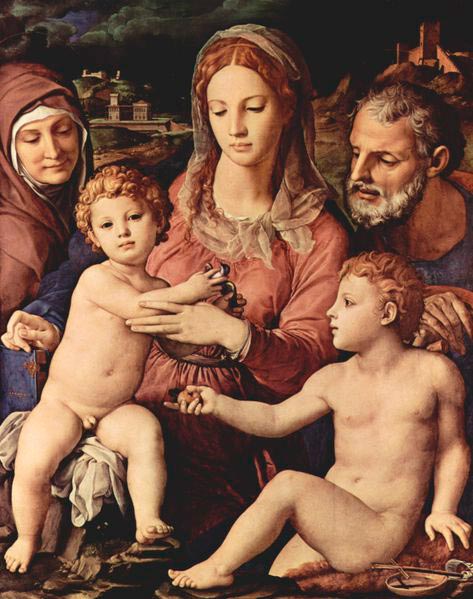 Helnwein Child: Broninzo, Holy Family, 1534-1540