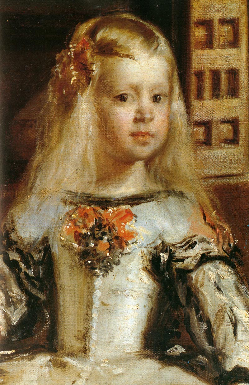 Helnwein Child: Velázquez, Las Meninas (detail), 1656